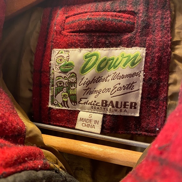 Eddie Bauer Yukon Buffalo Plaid Down Vest - Picture 2 of 14